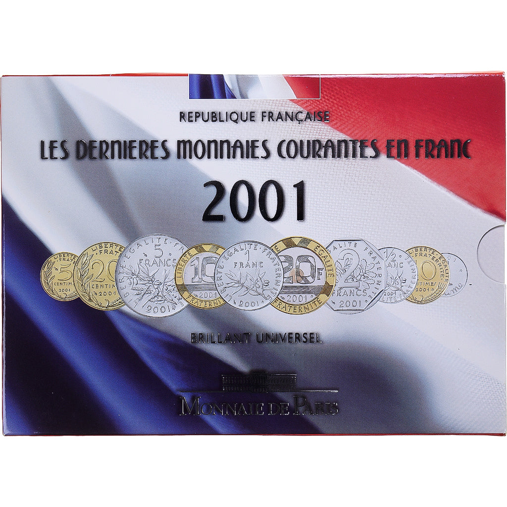 Coin, France, Set, 2001, Paris, BU, MS(65-70), Gadoury:page 288