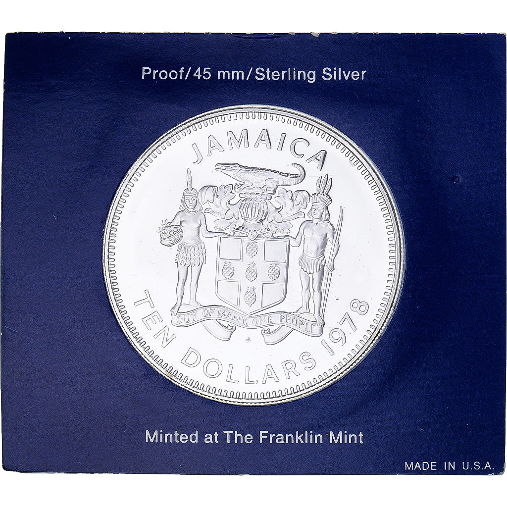 Coin, Jamaica, Elizabeth II, Jamaican Unity, 10 Dollars, 1978, Proof, MS(65-70)