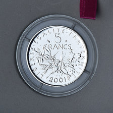 Monnaie, France, 5 Francs, 2001, Paris, O.ROTY argent - BU, FDC, Argent, KM:1309