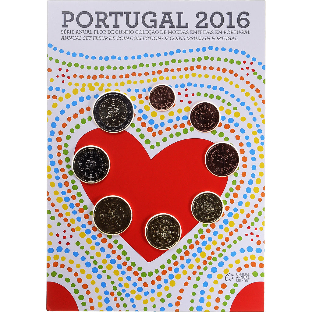 Portugal, Euro-Set, 2016, Lisbon, FDC, FDC, Sin información