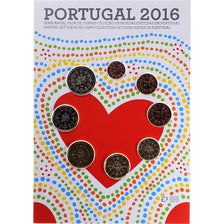 Portugal, Euro-Set, 2016, Lisbon, FDC, FDC, Sin información