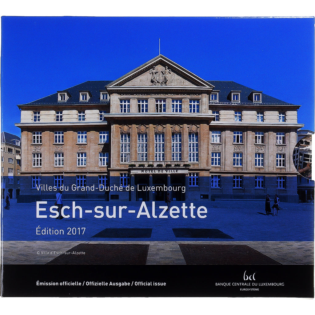Lussemburgo, Euro-Set, 2017, Grand Duché de Luxembourg. BU .Esch-sur-Alzette