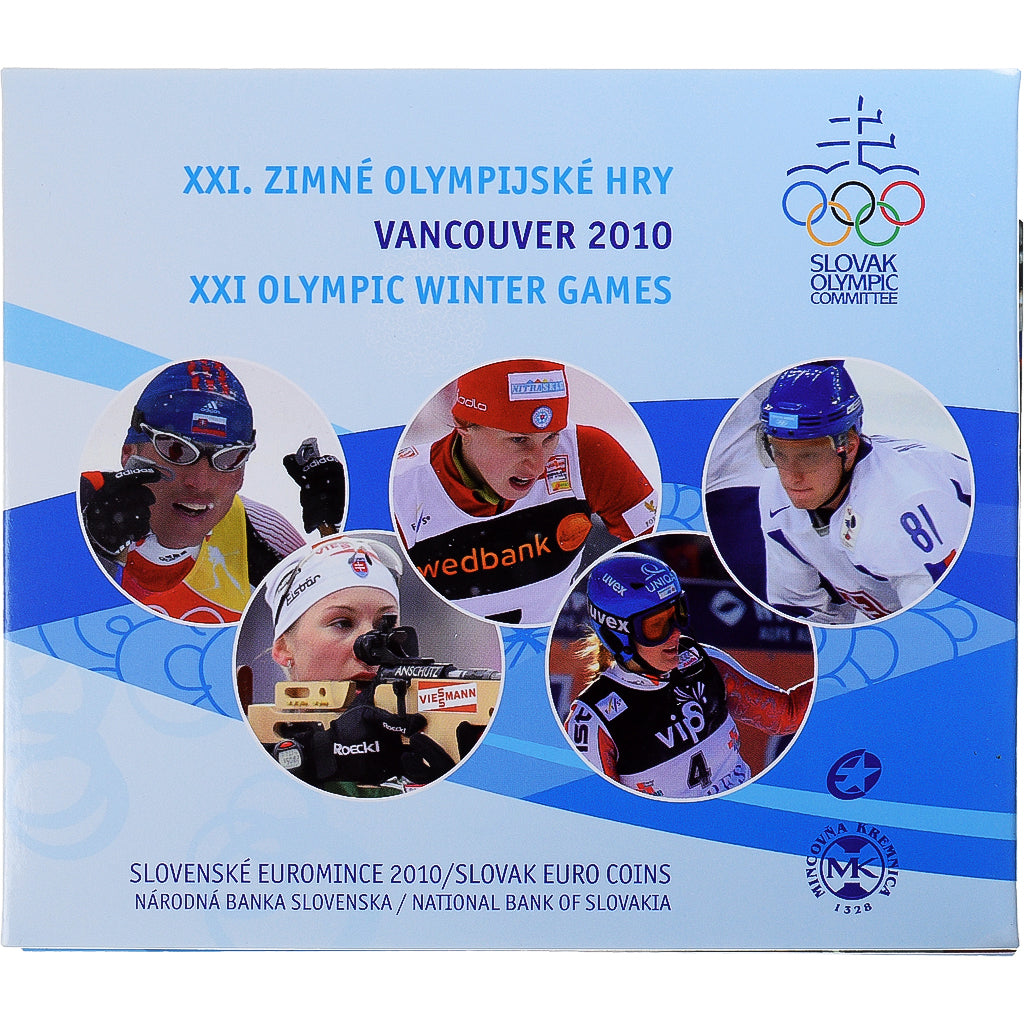 Slovakia, Euro-Set, 2010, Vancouver XXI Olympic Winter Games.BU, MS(65-70)