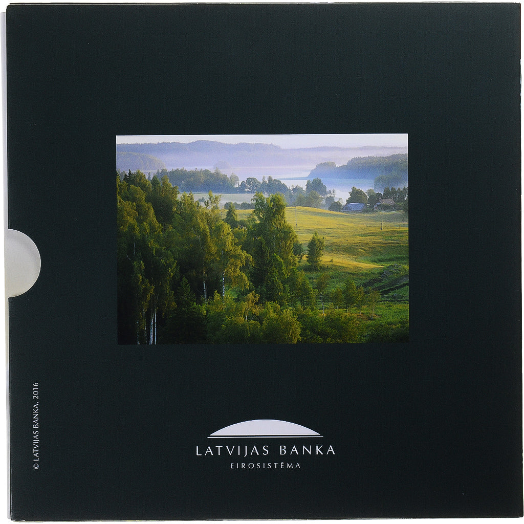 Latvia, Set Euros, 2016, AGRICULTURE LETTONE.BU., MS(65-70)
