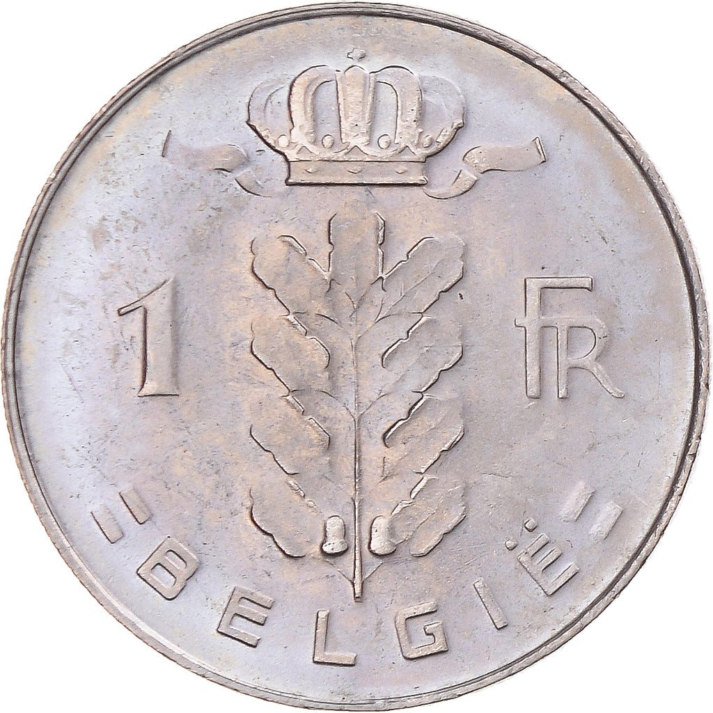 Munten, België, Franc, 1977, UNC-, Cupro-nikkel, KM:143.1
