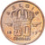 Moneta, Belgia, Baudouin I, 50 Centimes, 1977, MS(63), Brązowy, KM:149.1