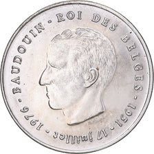 Moeda, Bélgica, 250 Francs, 250 Frank, 1976, Brussels, MS(64), Prata, KM:157.2