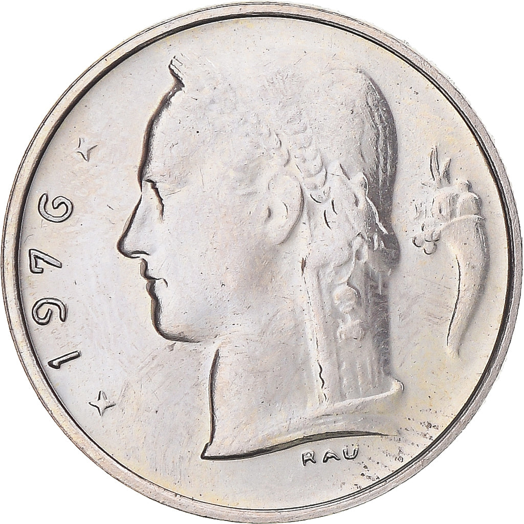 Moneta, Belgio, Franc, 1976, SPL, Rame-nichel, KM:142.1