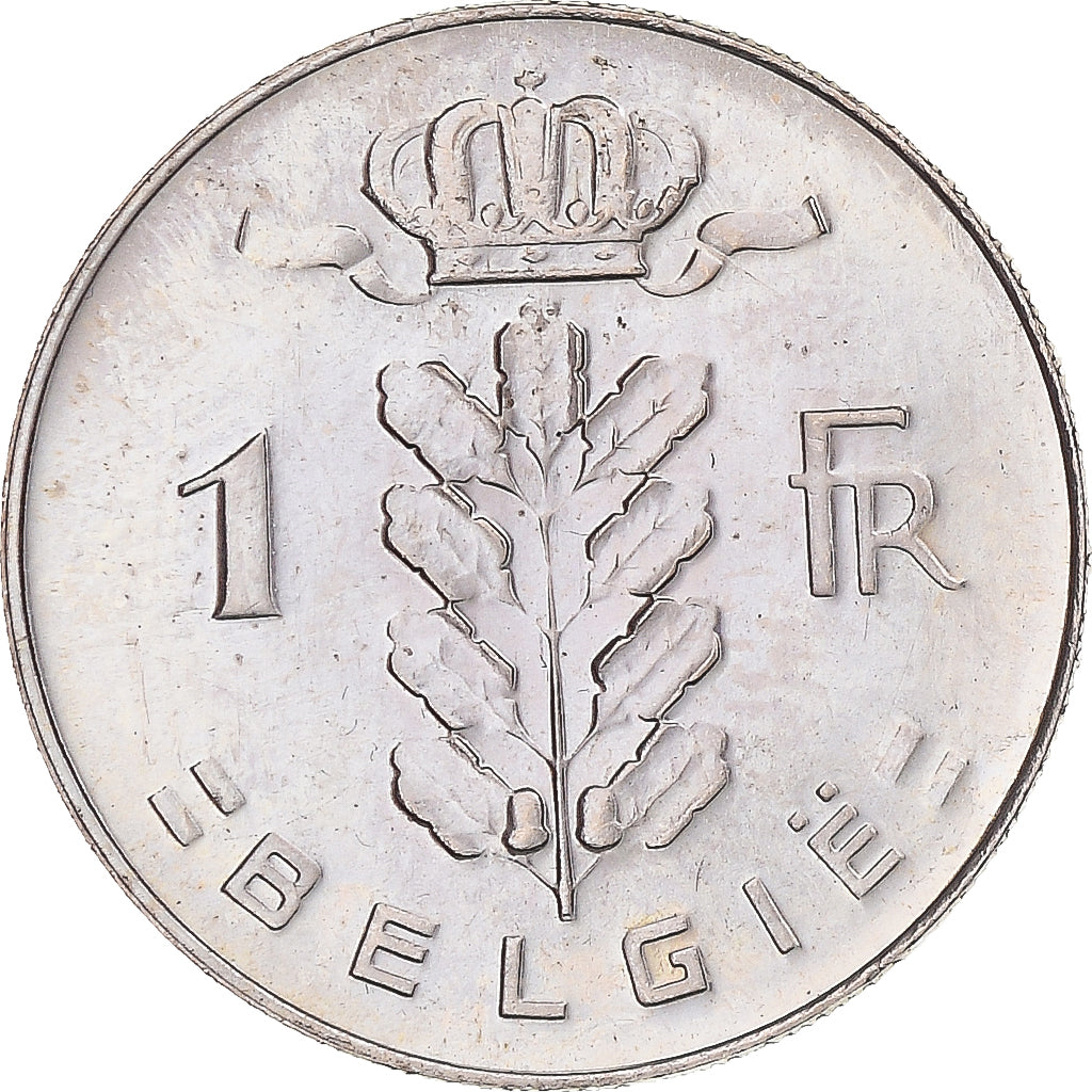 Munten, België, Franc, 1976, UNC-, Cupro-nikkel, KM:143.1