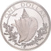 Moneta, Bahamy, Elizabeth II, Dollar, 1974, Franklin Mint, U.S.A., MS(65-70)