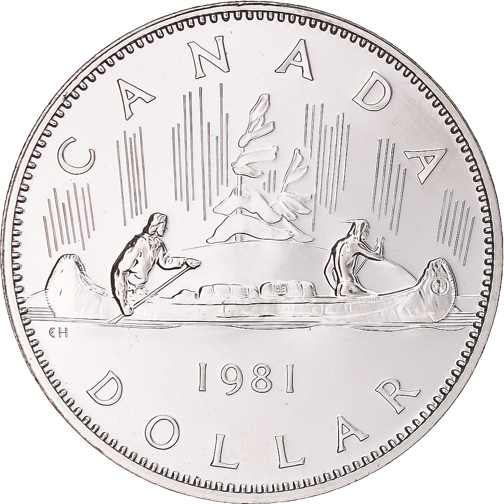 Moneta, Canada, Elizabeth II, Dollar, 1981, Royal Canadian Mint, Ottawa, BU