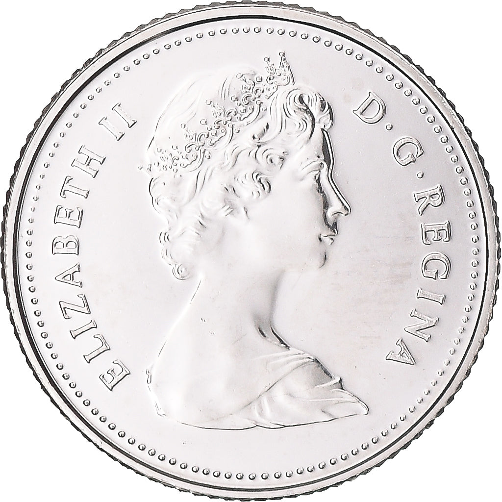 Moneta, Canada, Elizabeth II, 10 Cents, 1981, Royal Canadian Mint, Ottawa, BU