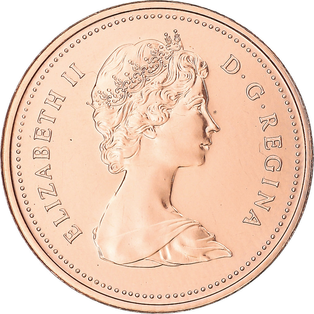 Coin, Canada, Elizabeth II, Cent, 1981, Royal Canadian Mint, Ottawa, BU