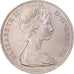 Moneta, Gibilterra, Elizabeth II, Crown, 1969, SPL-, Rame-nichel, KM:4