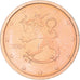 Finlandia, 2 Euro Cent, 2004, MS(64), Miedź platerowana stalą, KM:99