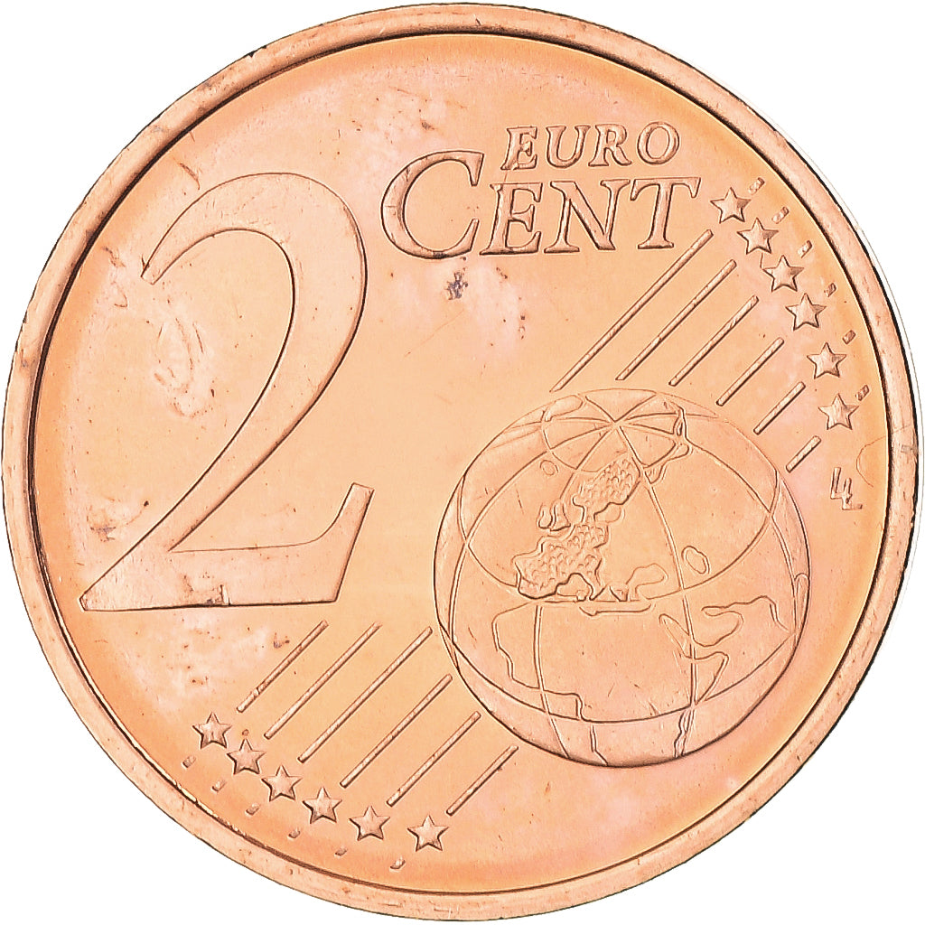 Finlandia, 2 Euro Cent, 2004, MS(64), Miedź platerowana stalą, KM:99