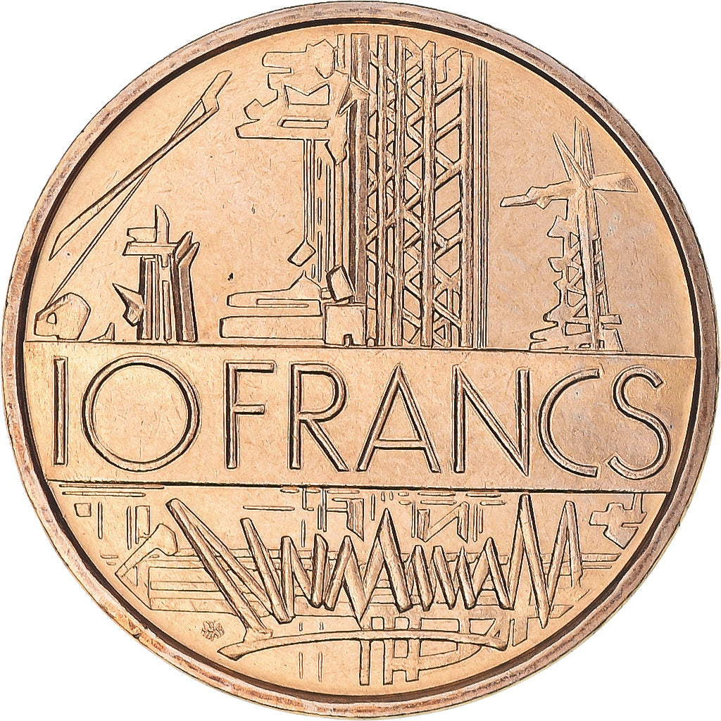 Moneta, Francia, Mathieu, 10 Francs, 1976, Paris, FDC, FDC, Nichel-ottone
