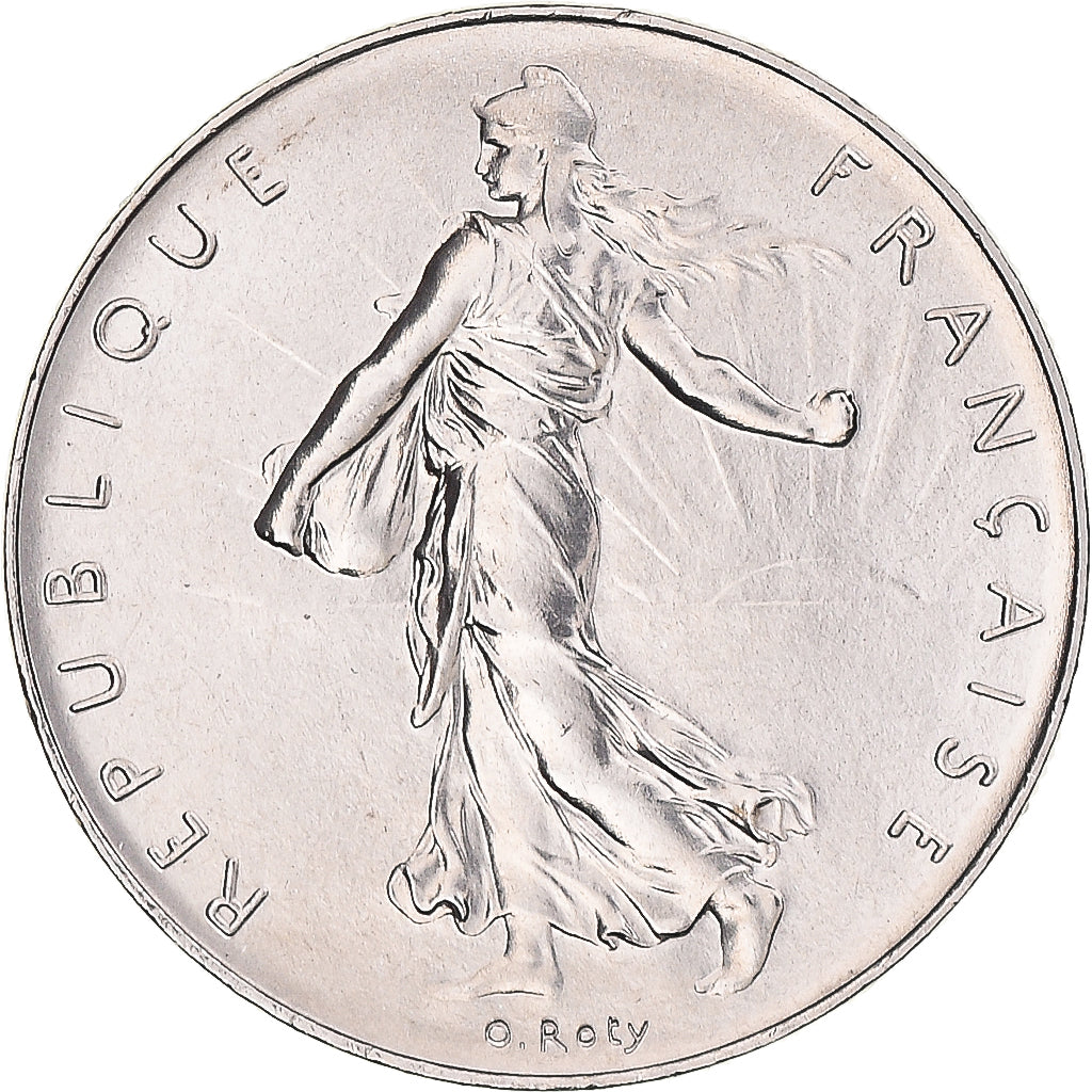 Moneta, Francia, Semeuse, Franc, 1976, Paris, FDC, FDC, Nichel, KM:925.1