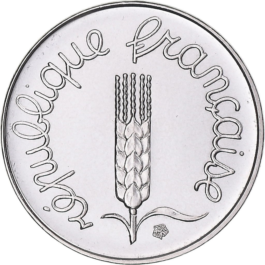 Moneta, Francia, Épi, Centime, 1976, Paris, FDC, Acciaio inossidabile, KM:928