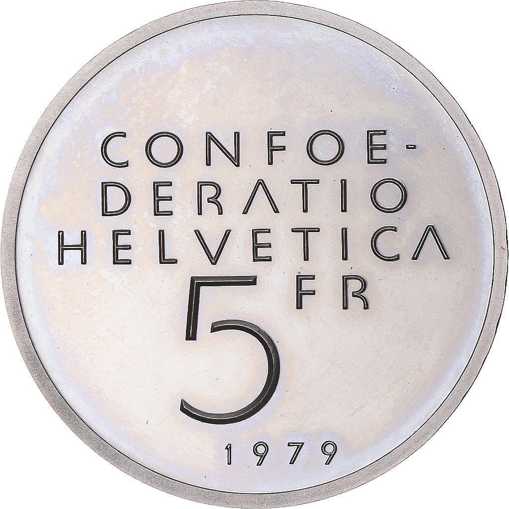 Coin, Switzerland, 5 Francs, 1979, AU(55-58), Copper-nickel, KM:58
