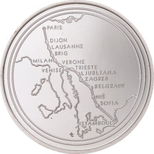 France, Medal, Le Dernier Voyage de l'Orient Express, MS(65-70), Silver