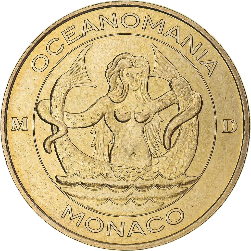 France, Token, Touristic token, 98/ Océanomania - Monaco, 2012, MDP, EF(40-45)