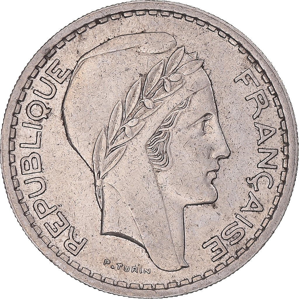 Moneta, Francia, Turin, 10 Francs, 1948, Paris, BB+, Rame-nichel, KM:909.1