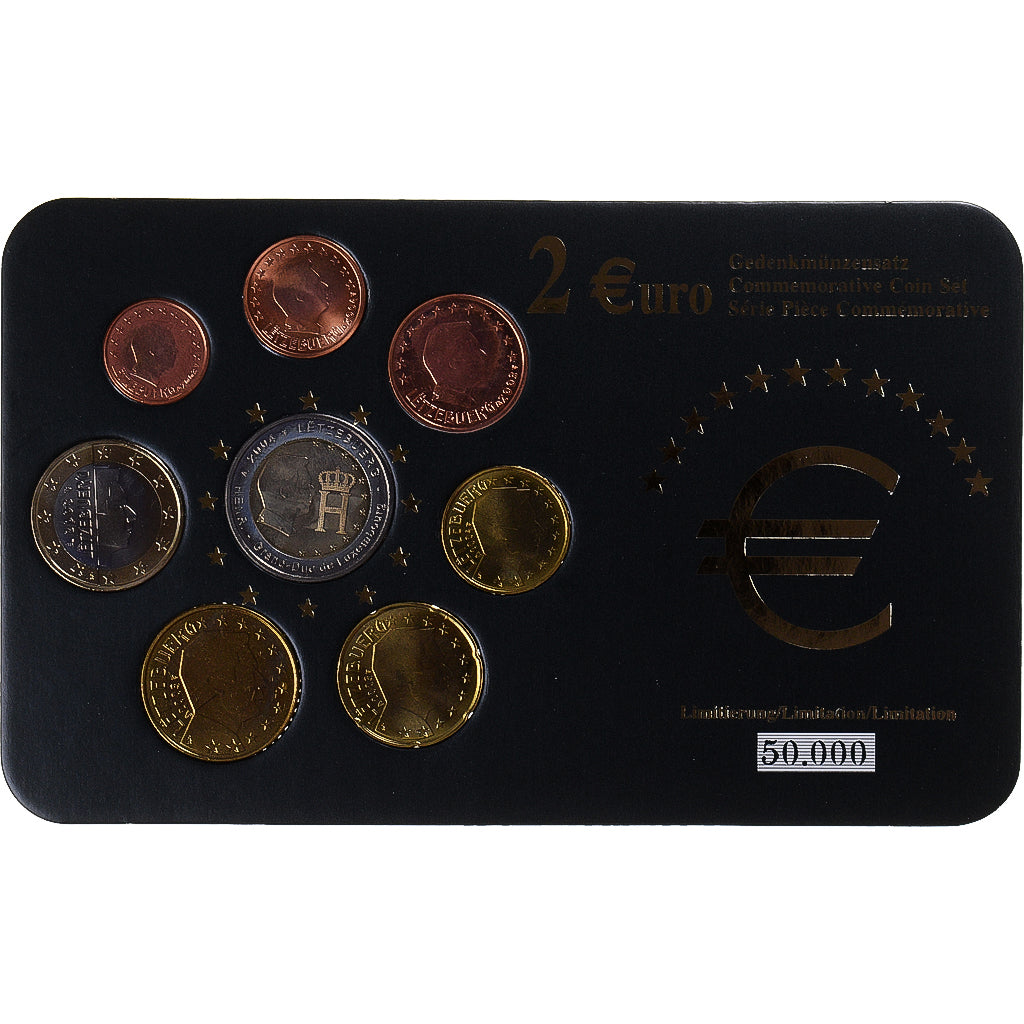 Luxembourg, Euro-Set, 2003-2004, Set 1 c à 2 euro BU., MS(65-70)