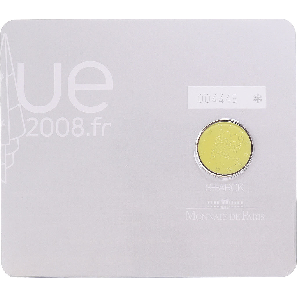 France, 2 Euro, 2008, Monnaie de Paris, 2 EURO Philippe STARK ., MS(65-70)