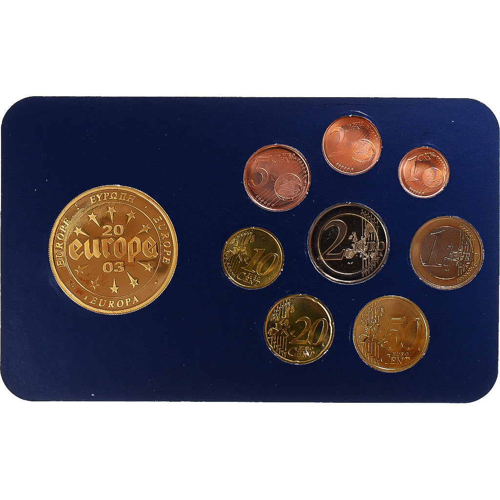 Finlande, Euro-Set, 2000-2003, Set 8 monnaies Euro, Edition spéciale Europa