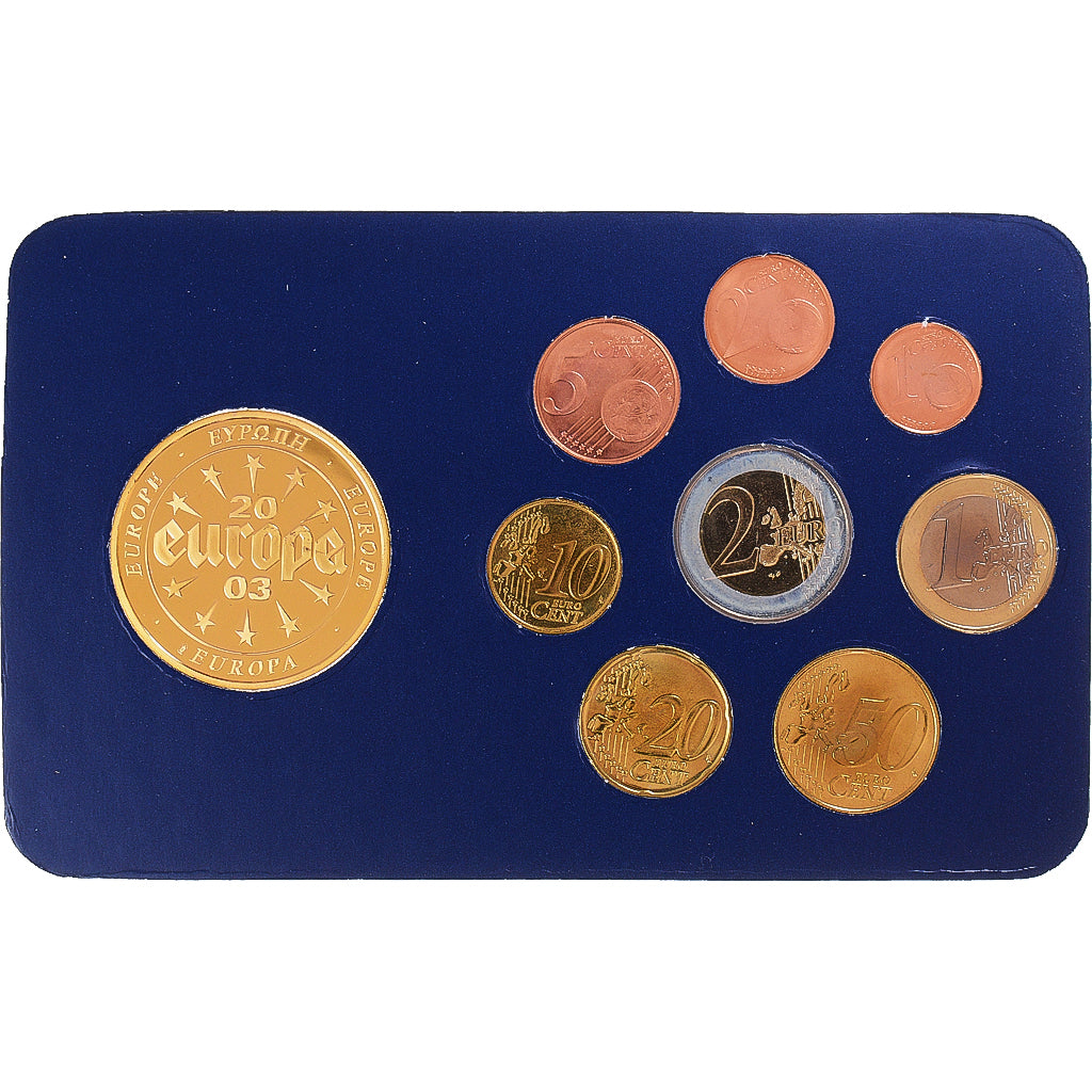 België, Euro-Set, 1999-2006, Set 8 monnaies Euro, Edition spéciale Europa