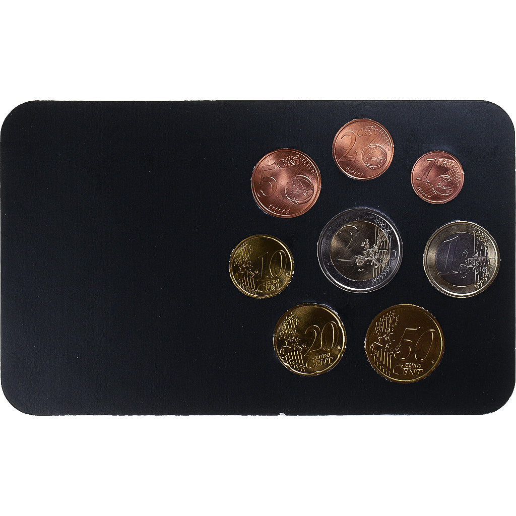 Włochy, Euro-Set, 2002-2005, Rome, Set 8 monnaies Euro, MS(65-70), ND