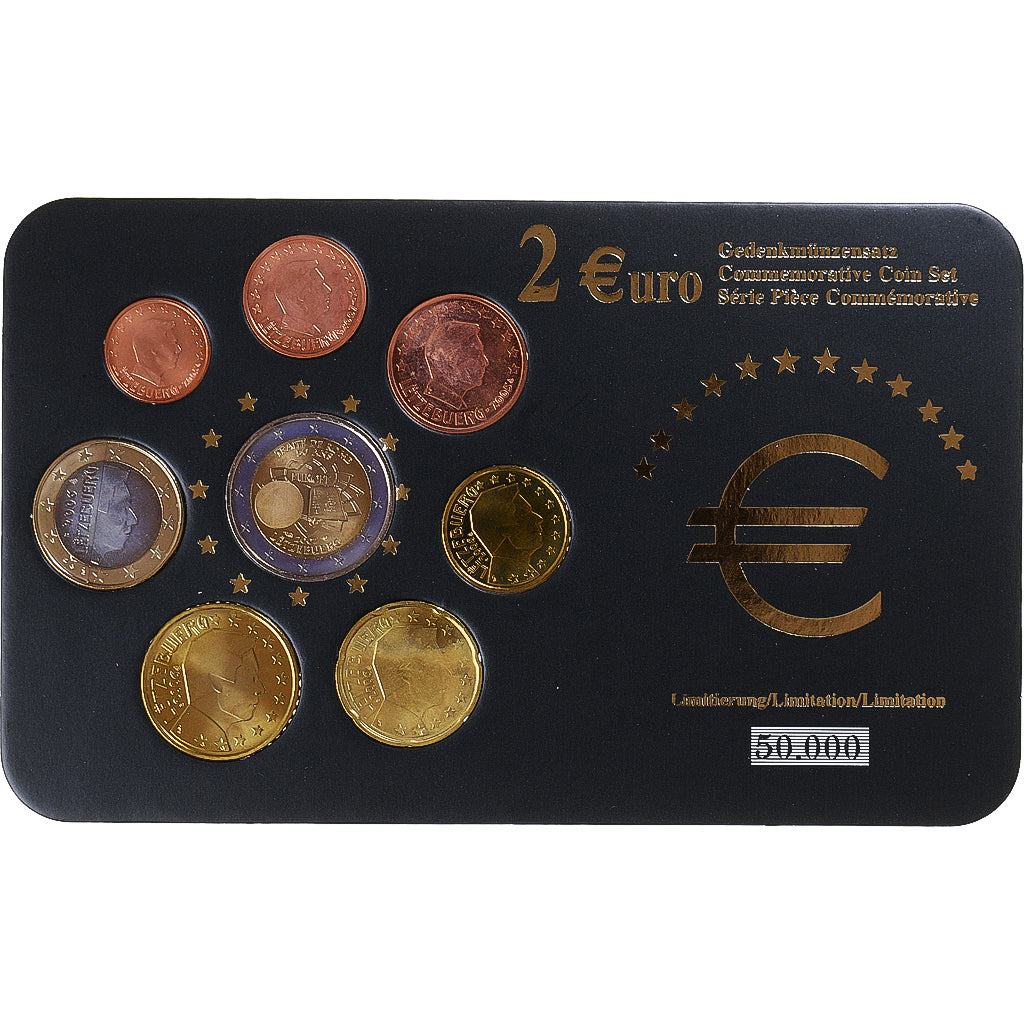 Luxembourg, Euro-Set, 2005-2007, Set 8 monnaies Euro, MS(65-70)