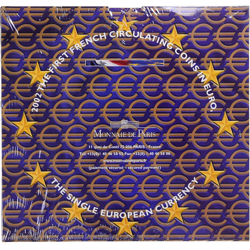 France, Euro-Set, 2002, BU, MS(65-70)