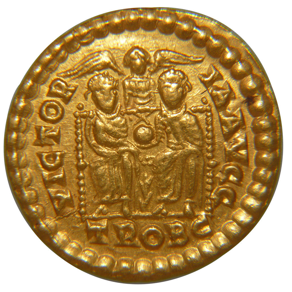 Gratien, Solidus d'or frappé à Trèves