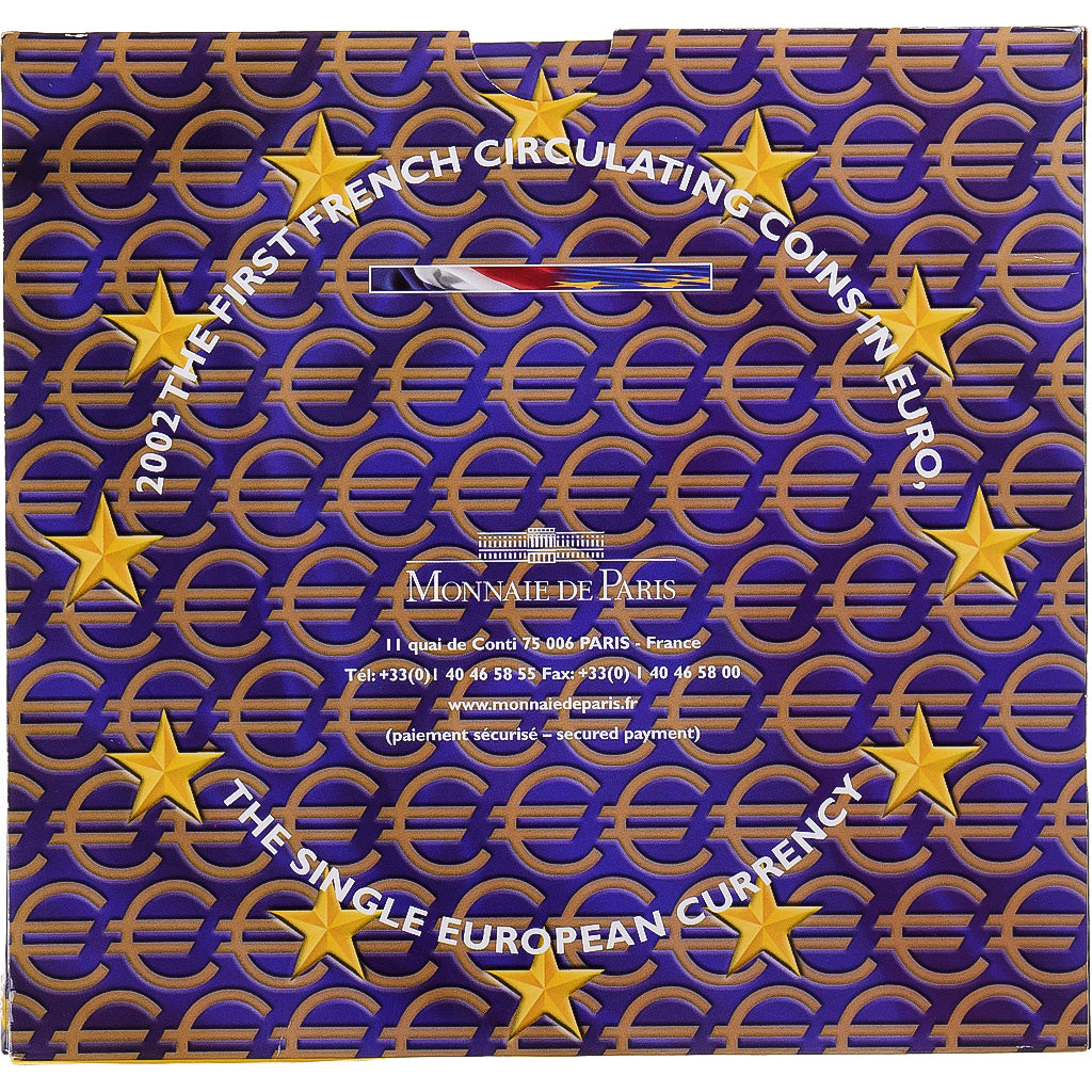 France, Euro-Set, 2002, BU, MS(65-70)