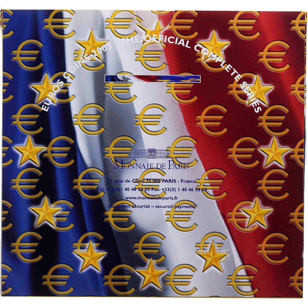 France, Euro-Set, 2003, FDC, FDC, (No Composition)