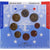 Francja, 1 Cent to 2 Euro, euro set, 2005, Monnaie de Paris, BU, MS(65-70), ND