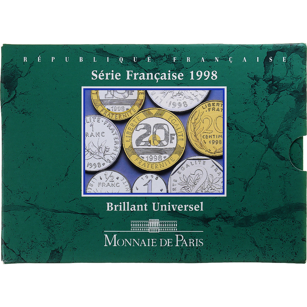 Moneta, Francja, Monnaie de Paris, Set, 1998, MS(65-70), ND, Gadoury:page 288