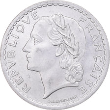 Moneta, Francia, Lavrillier, 5 Francs, 1947, Paris, SPL, Alluminio, KM:888b.1