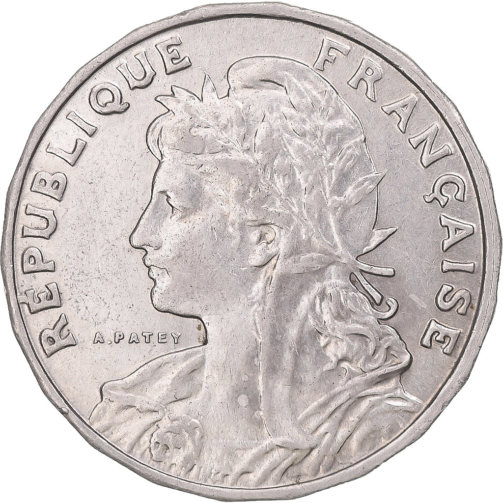 Moneta, Francja, Patey, 25 Centimes, 1904, AU(55-58), Nikiel, KM:856