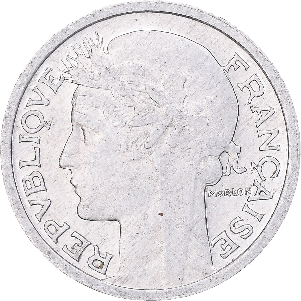Moneda, Francia, Morlon, 50 Centimes, 1944, Paris, EBC, Aluminio, KM:894.1a