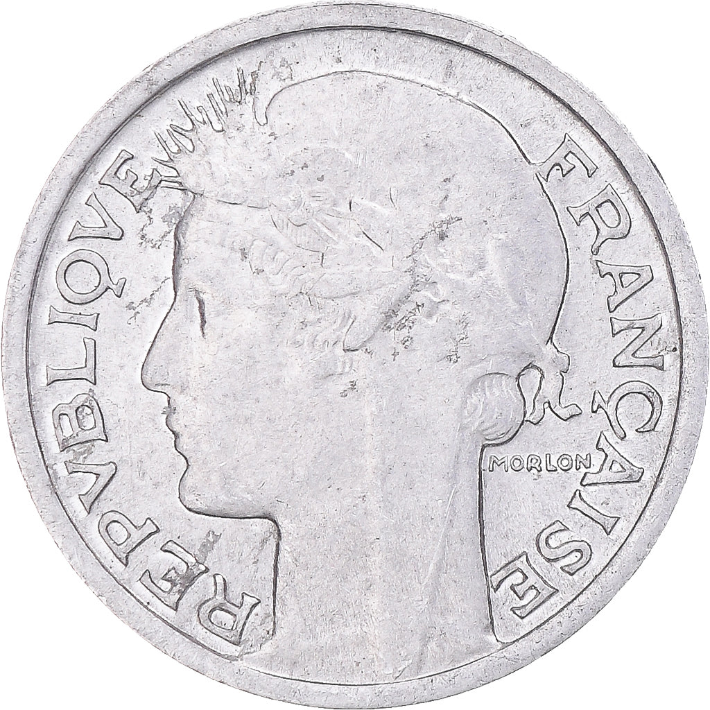 Moneda, Francia, Morlon, 50 Centimes, 1945, Paris, SC, Aluminio, KM:894.1a