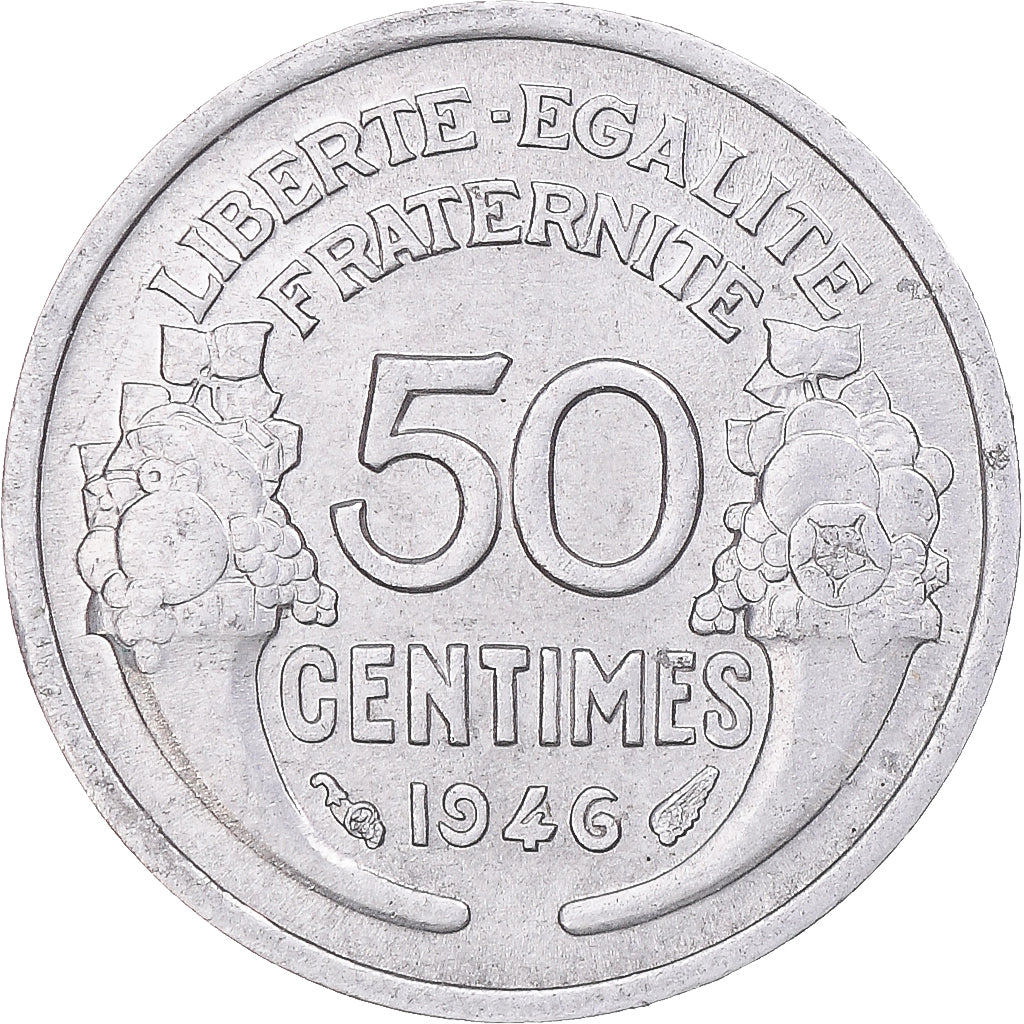 Monnaie, France, Morlon, 50 Centimes, 1946, Paris, SPL, Aluminium, Gadoury:426a