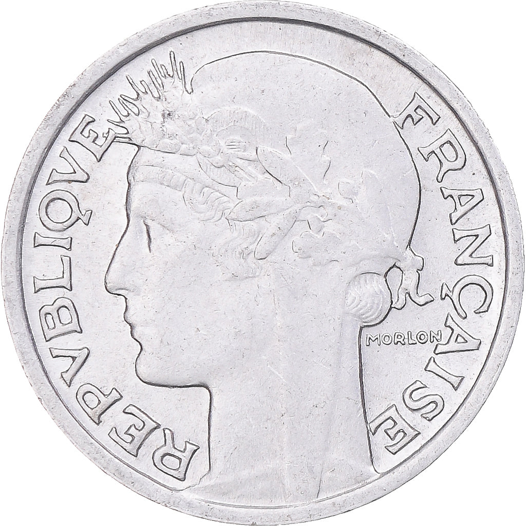 Coin, France, Morlon, 50 Centimes, 1947, Paris, MS(60-62), Aluminum-Bronze