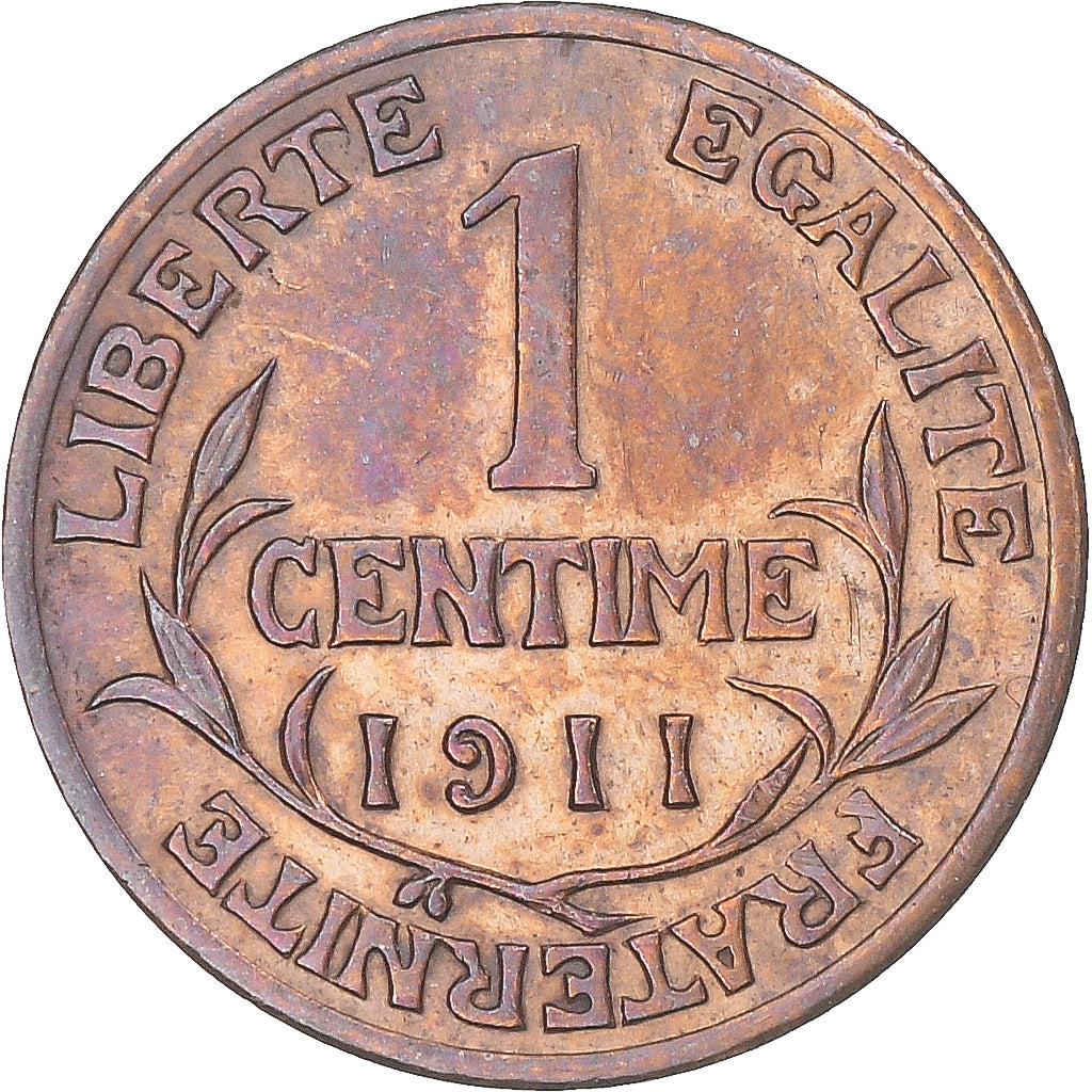 Coin, France, Dupuis, Centime, 1911, Paris, AU(55-58), Bronze, KM:840