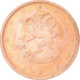 Finlandia, 2 Euro Cent, 2006, Vantaa, EBC, Cobre chapado en acero, KM:99