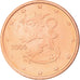 Finnland, Euro Cent, 2006, Vantaa, UNZ, Acier plaqué cuivre, KM:98