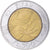 Coin, Italy, 500 Lire, 1998, Rome, EF(40-45), Bi-Metallic, KM:193
