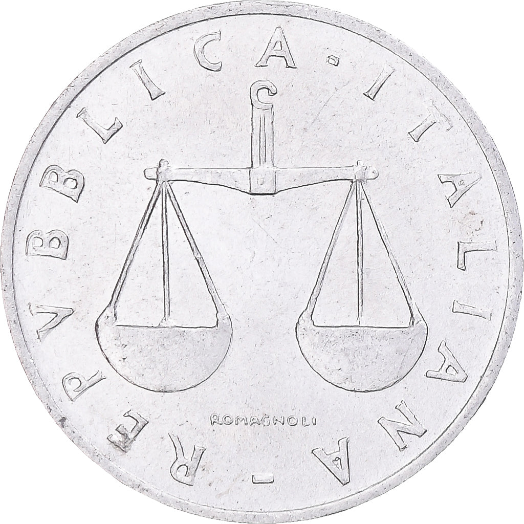 Moeda, Itália, Lira, 1954, Rome, AU(55-58), Alumínio, KM:91